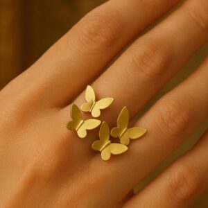 spring butterfly Silver set