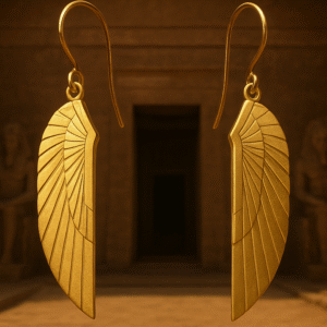 wings of the pharaoh earring